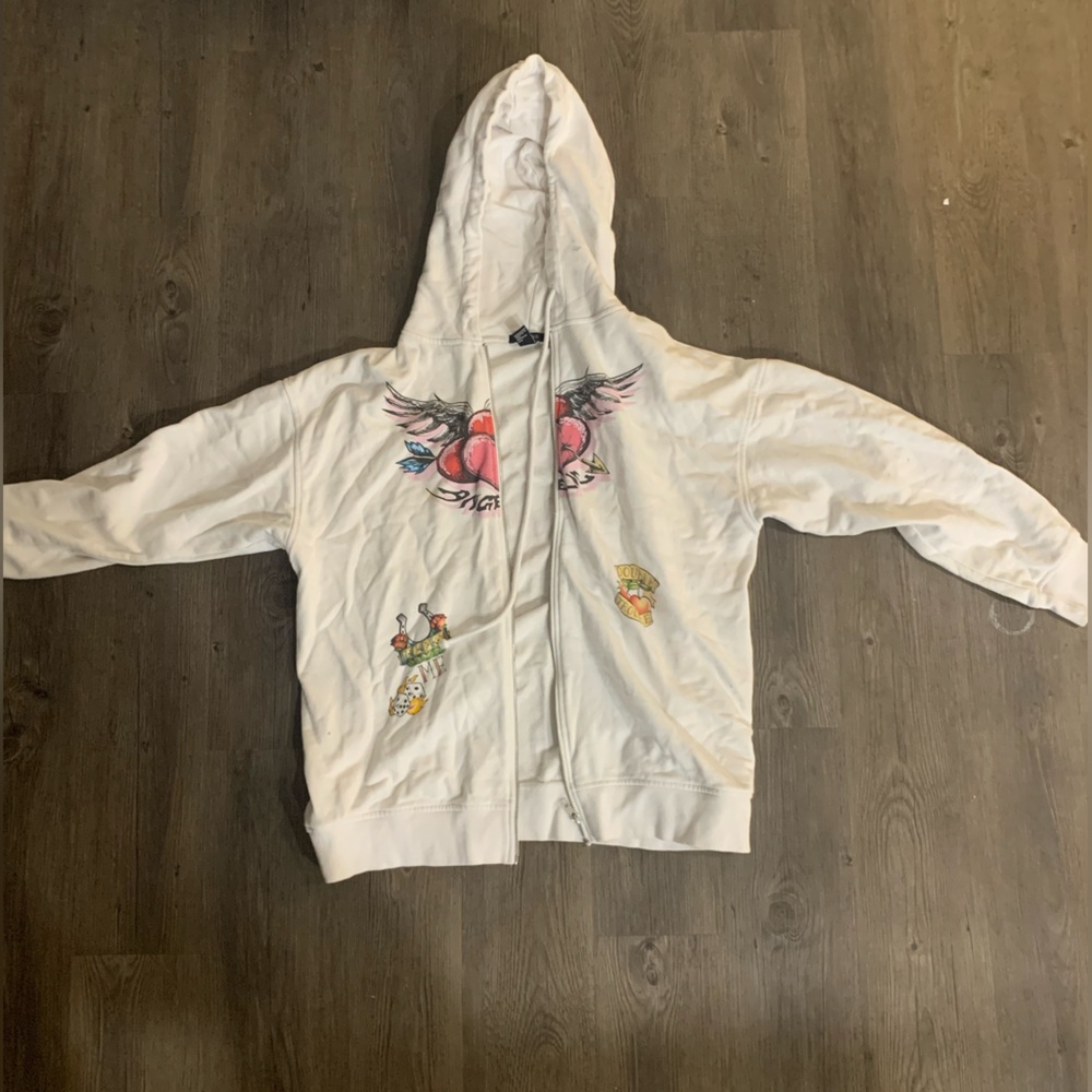 worn 3 times forever 21 zip up